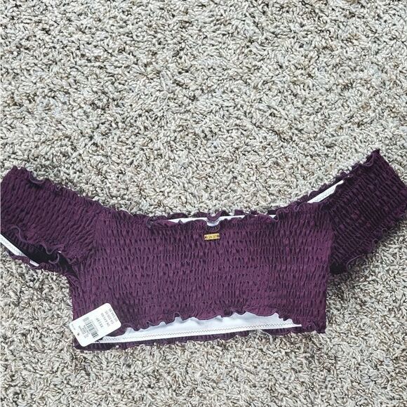 NWT Pink Victoria's Secret Egg Plant Purple Bikini With Rouging - Picture 5 of 10